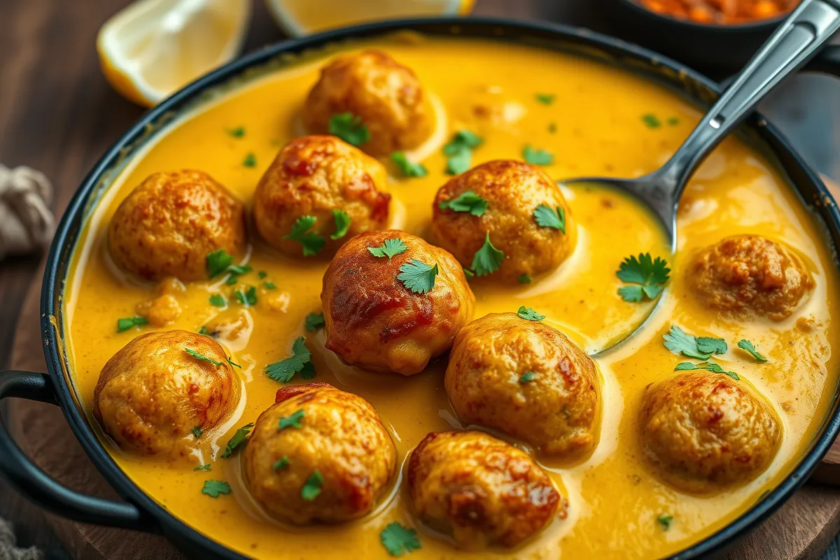 Plate of Indian vegetarian dishes including paneer curry, rice, and naan bread, garnished with fresh herbs.