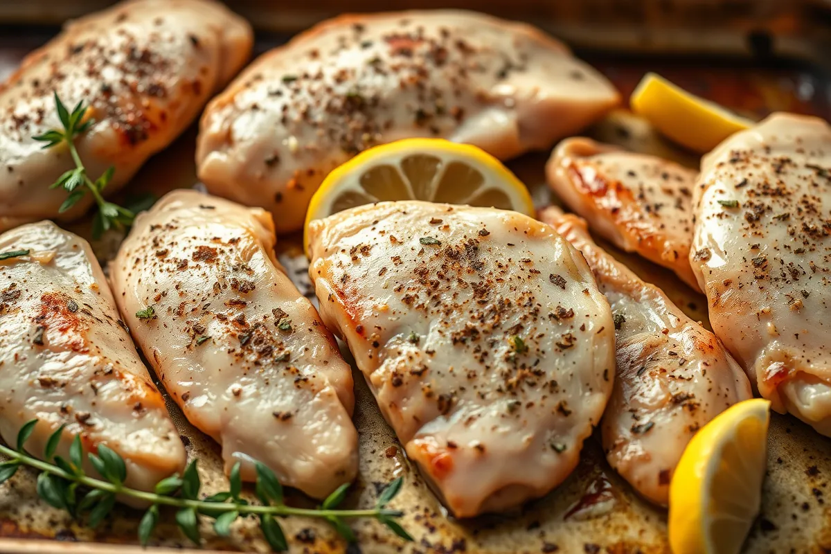 Thin chicken breast recipes for quick and healthy dinners featuring dishes like lemon garlic butter chicken and crispy cutlets.